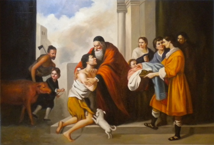 Vendita falso d'autore Il figliol Prodigo  Murillo - Alta qualit� di Classici